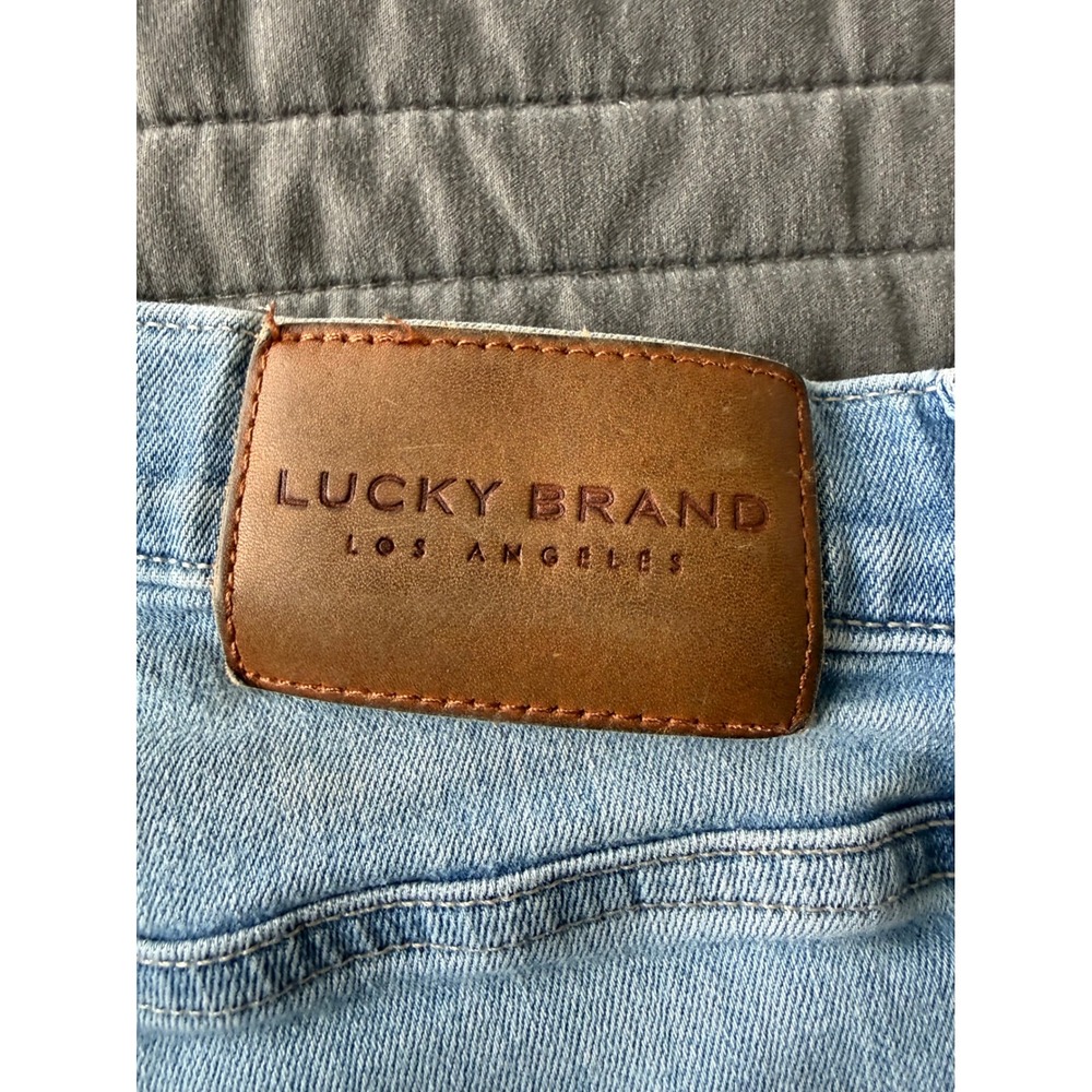 Lucky Brand Bridgette High Rise Skinny Jeans Light Wash Blue Denim 6 28R - Picture 11 of 11